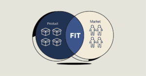 Product market fit representation diagram